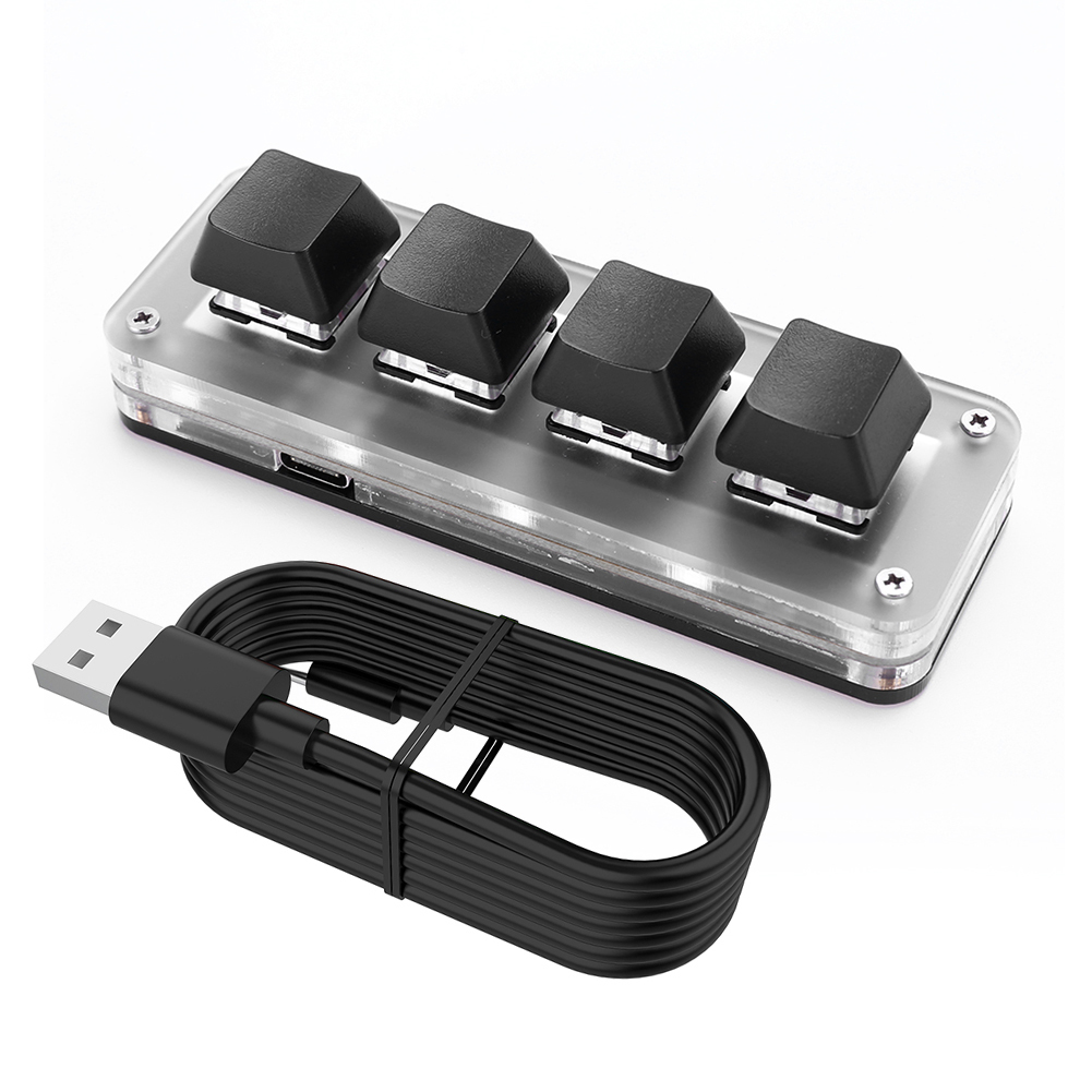 3 Key 1 Knob/4 Key Mini Mechan - Gaming Keyboard Mini review and price