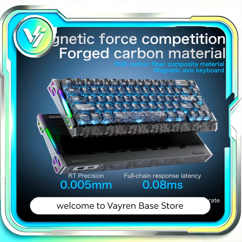 Attack Shark for R86 HE Carbon - Gaming Keyboard No Rgb review and price