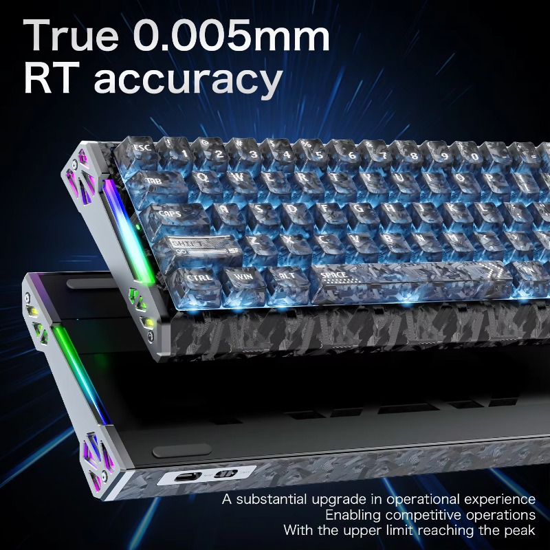 Attack Shark for R86 HE Carbon - Gaming Keyboard No Rgb review and price