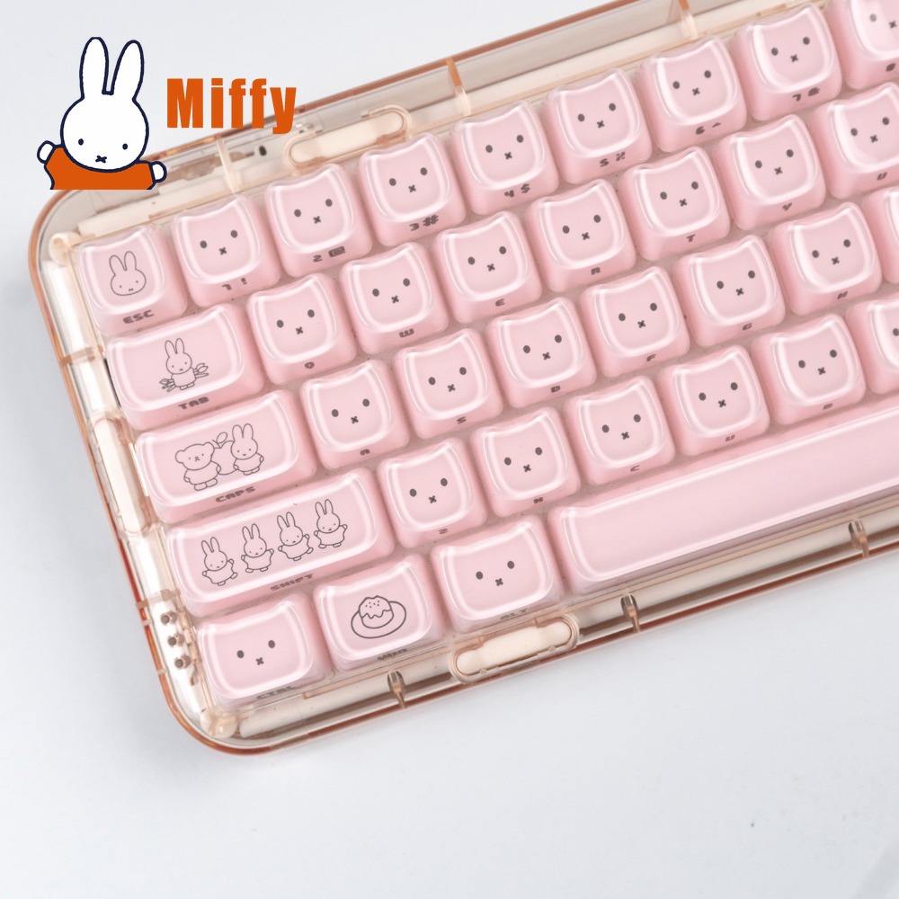 Kawaii Miffy Keycaps Cute Rabb - Gaming Keyboard Nearby review and price