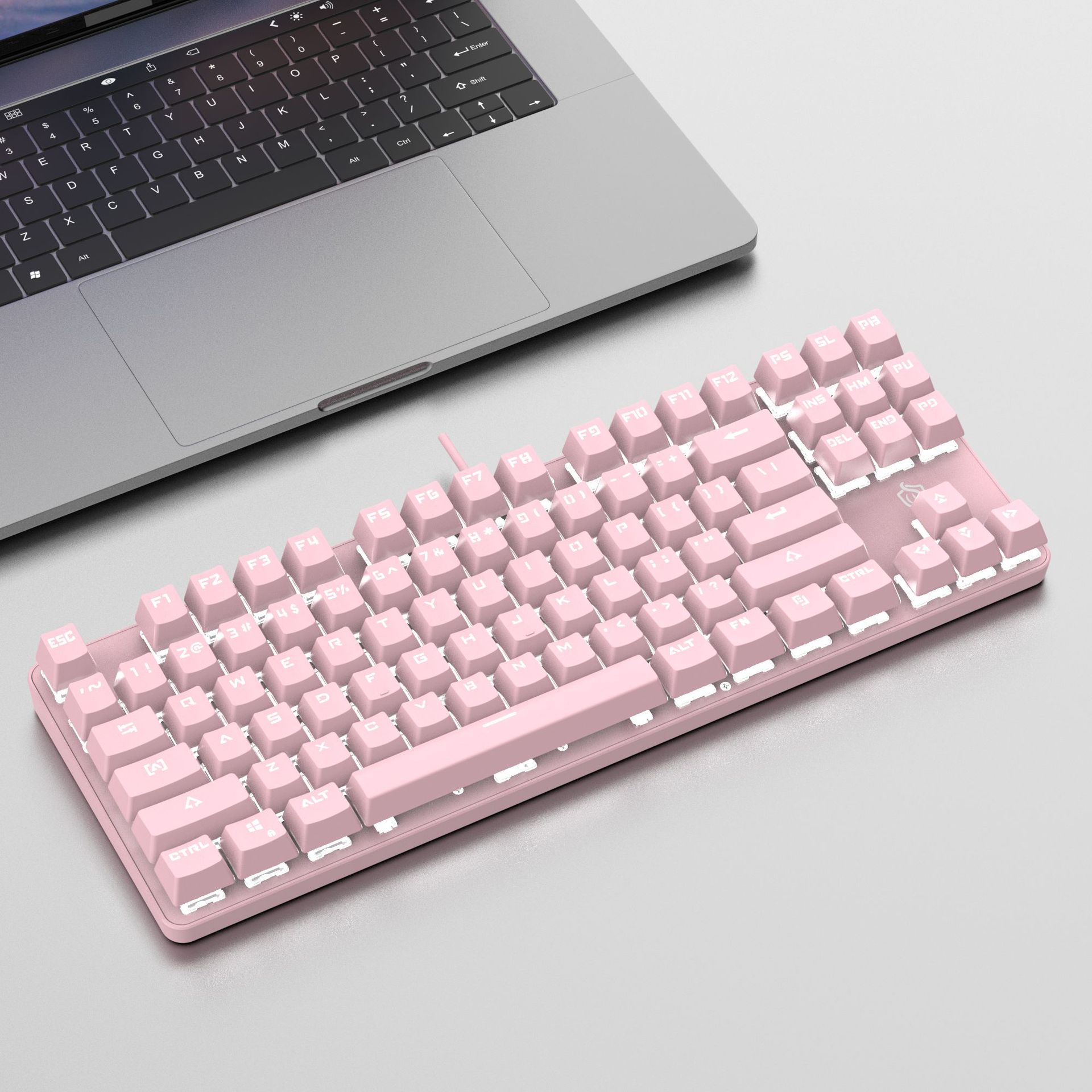 87 Key Mechanical Keyboard Blu - Keyboard Gaming Blue Switch review and price