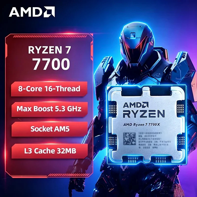 AMD Ryzen 7 7700 R7 7700 CPU 8 - Amd Cpu Ryzen 7 review and price