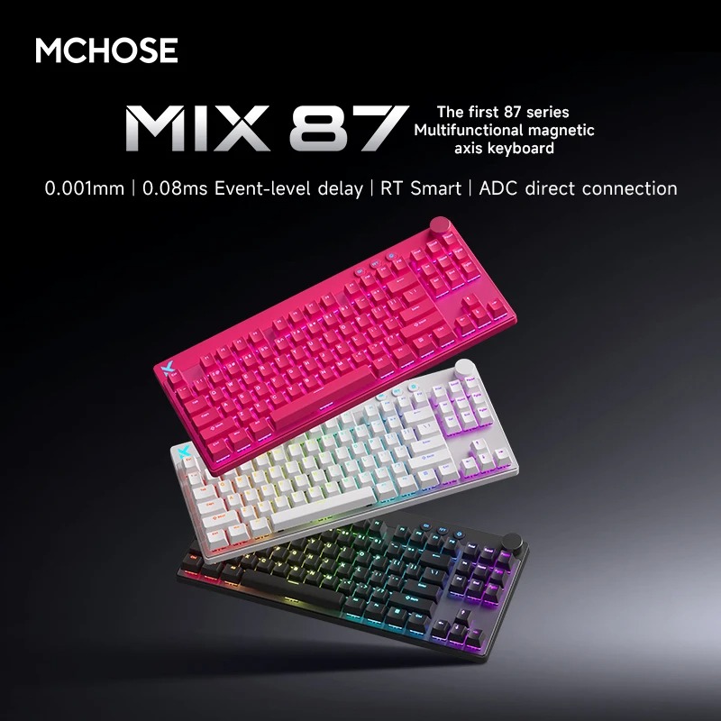 Mchose Mix87 Magnetic Swtich K - Gaming Keyboard Hot Swappable review and price