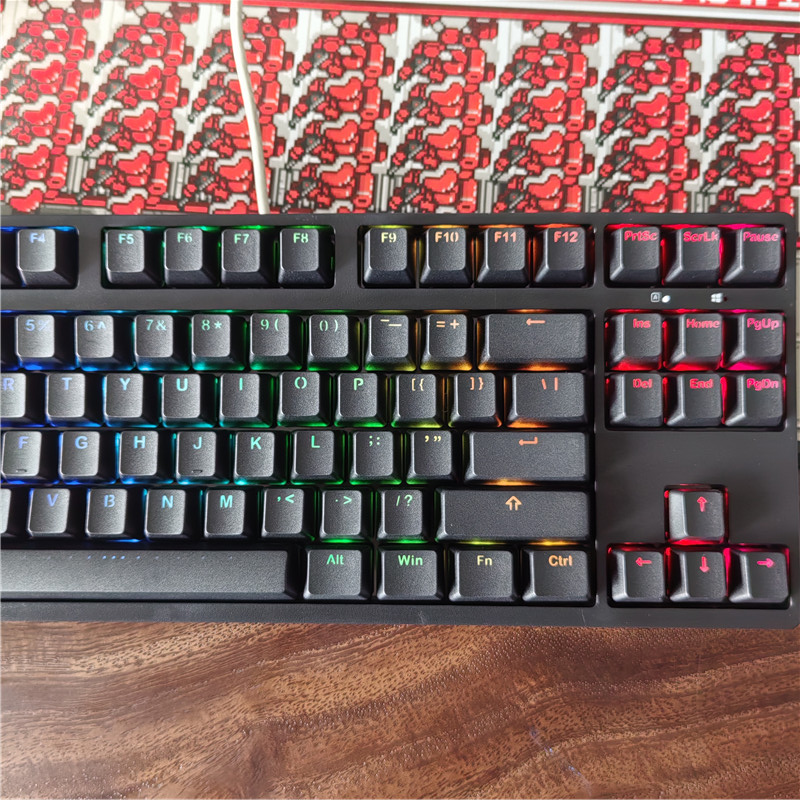 RGB Gaming Keyboard 87 keys wi - Keyboard Gaming Blue Switch review and price