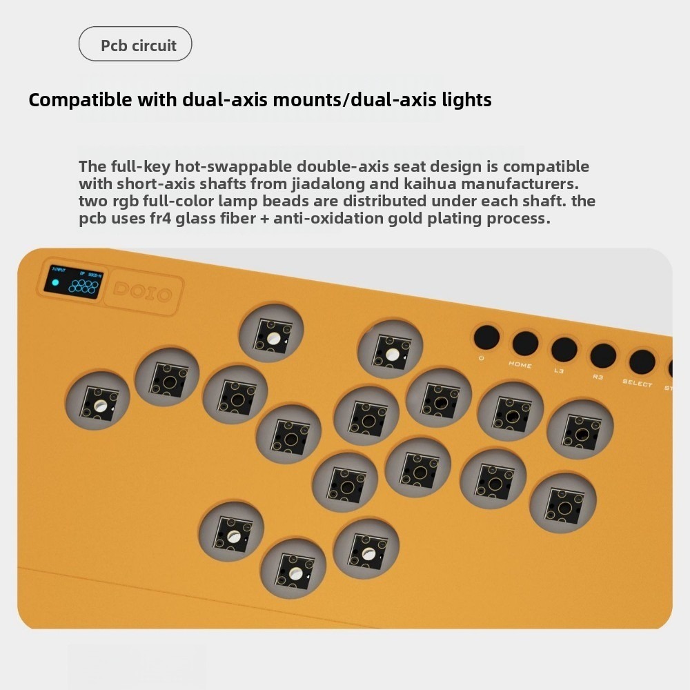DOIO KBGM-H02+ HITBOX Mechanic - Gaming Keyboard Hot Swappable review and price