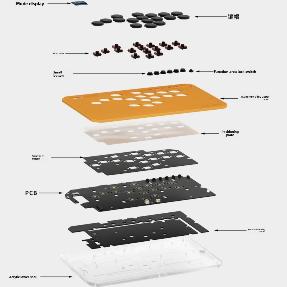 DOIO KBGM-H02+ HITBOX Mechanic - Gaming Keyboard Hot Swappable review and price