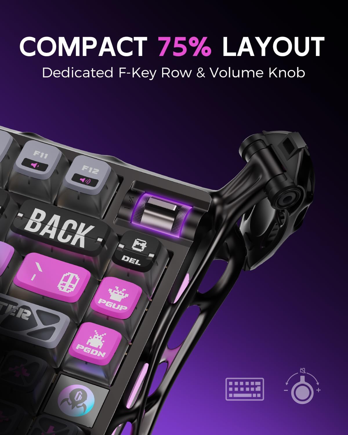 Gravity Planet K1 Pro 75% Tri- - Gaming Keyboard Hot Swappable review and price