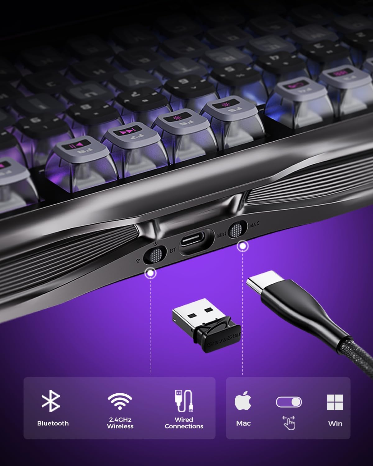 Gravity Planet K1 Pro 75% Tri- - Gaming Keyboard Hot Swappable review and price