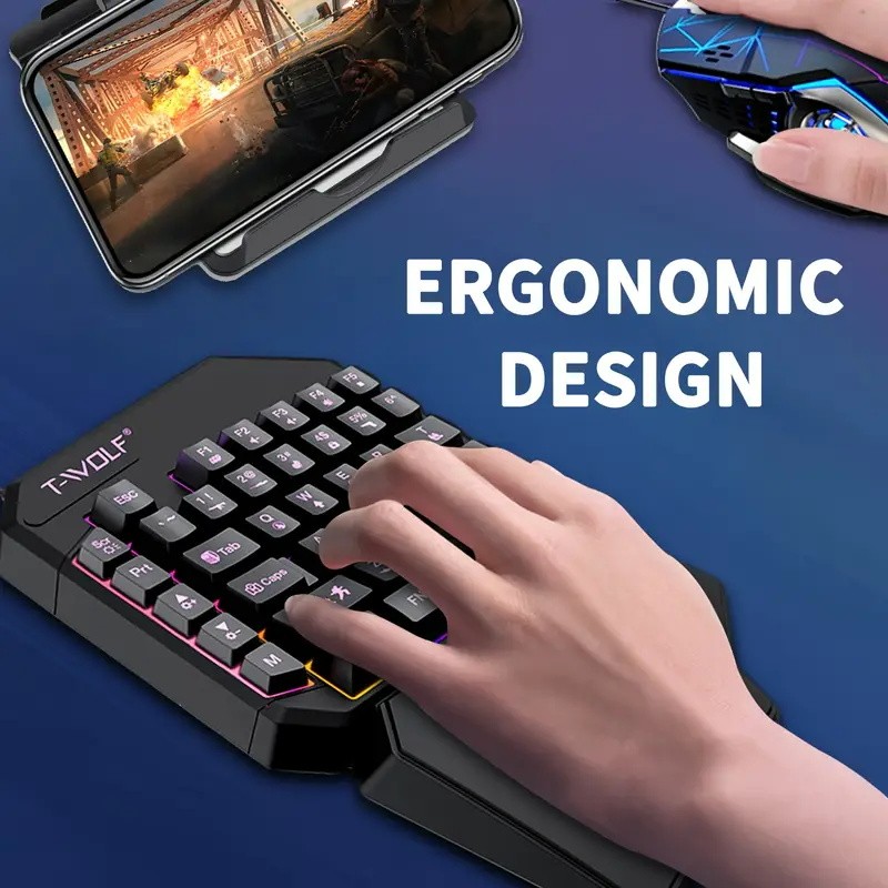 FocusOnPC TF900 2-in-1 Mobile  - Gaming Keyboard Mini review and price