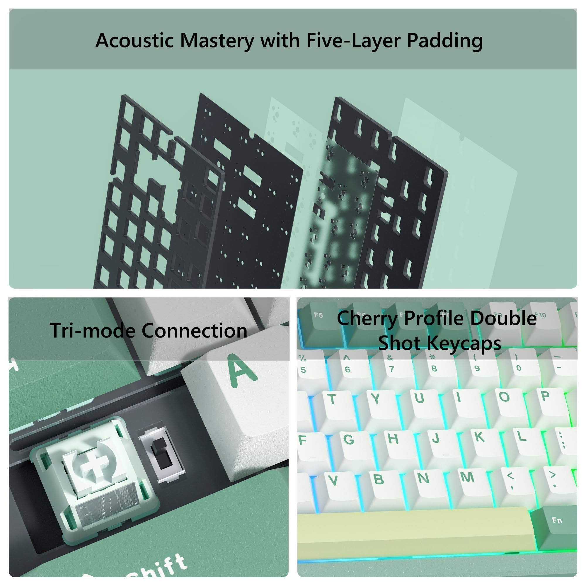 WOMIER SK75 Wireless Aluminum  - Gaming Keyboard Hot Swappable review and price