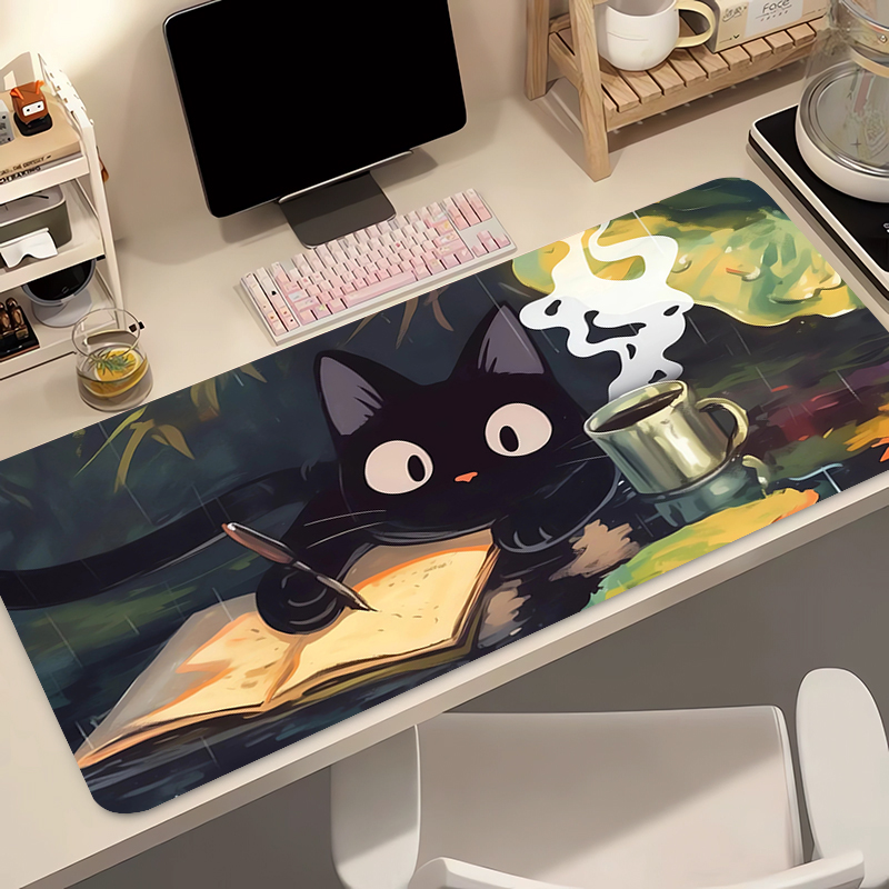 Kawaii Black Cat Silicone Soft - Gaming Keyboard Nearby review and price