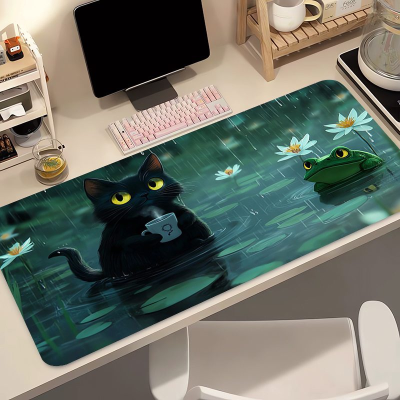 Kawaii Black Cat Silicone Soft - Gaming Keyboard Nearby review and price