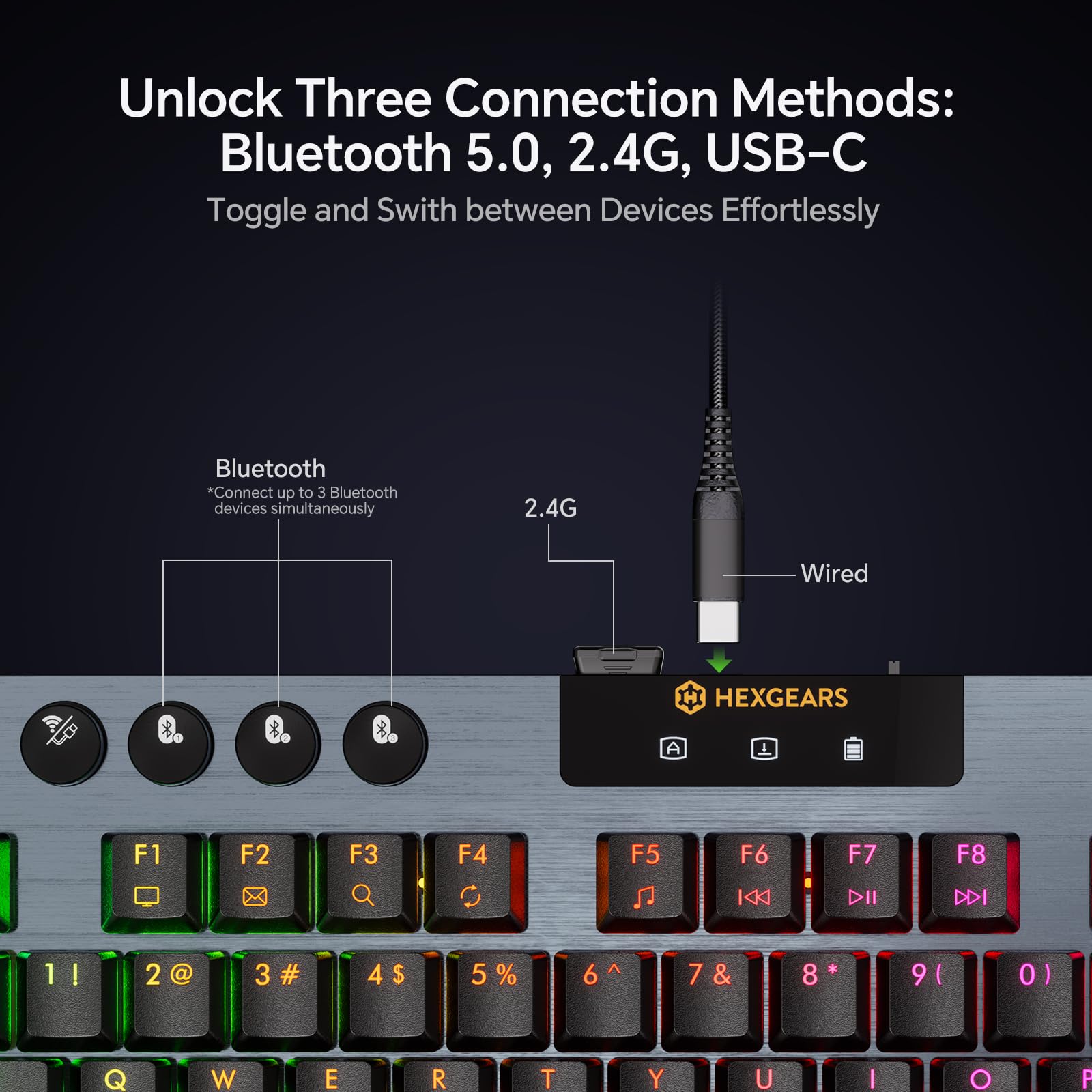 HEXGEARS A3 Mechanical Keyboar - Gaming Keyboard Hot Swappable review and price
