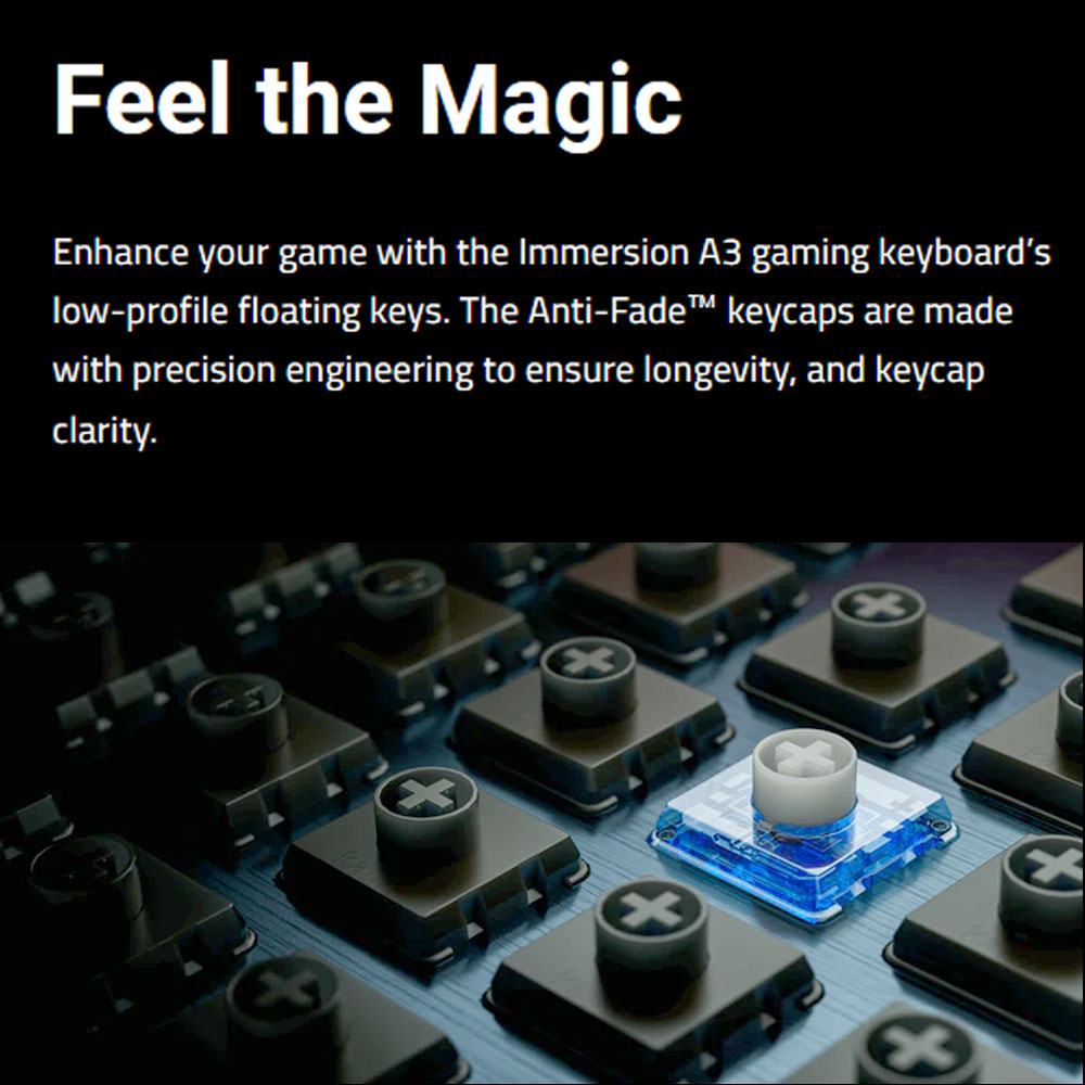 HEXGEARS A3 Mechanical Keyboar - Gaming Keyboard Hot Swappable review and price