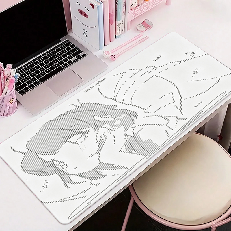 1Pcs Leather Mouse Pad Anime A - Gaming Keyboard Nearby review and price