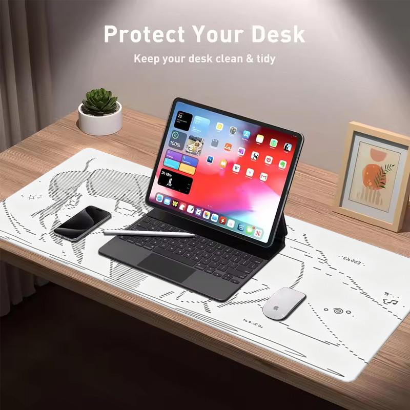 1Pcs Leather Mouse Pad Anime A - Gaming Keyboard Nearby review and price