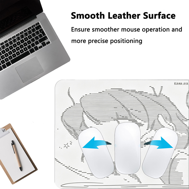 1Pcs Leather Mouse Pad Anime A - Gaming Keyboard Nearby review and price